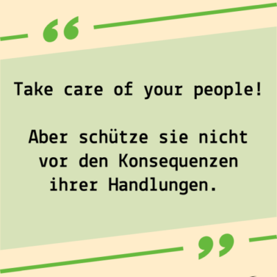 Schütze dein Team nicht vor den Konsequenzen ihrer Handlungen - ein Artikel von Dr. Ing. Thomas Löbel von Ingenieurshelden