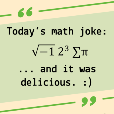 Math Joke of the Day - ein Artikel von Dr. Ing. Thomas Löbel von Ingenieurshelden