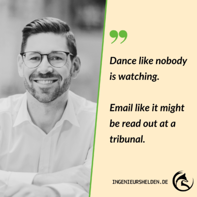 Dance like nobody is watching ... - ein Artikel von Dr. Ing. Thomas Löbel von Ingenieurshelden