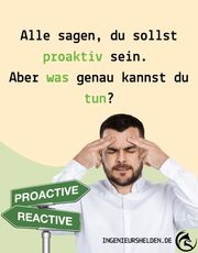 Beitragsbild zu Proaktiv sein - aber wie?